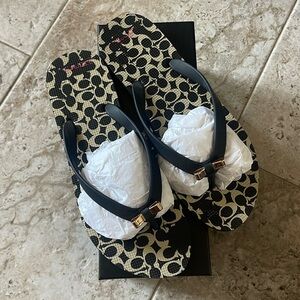 Coach Flip Flops